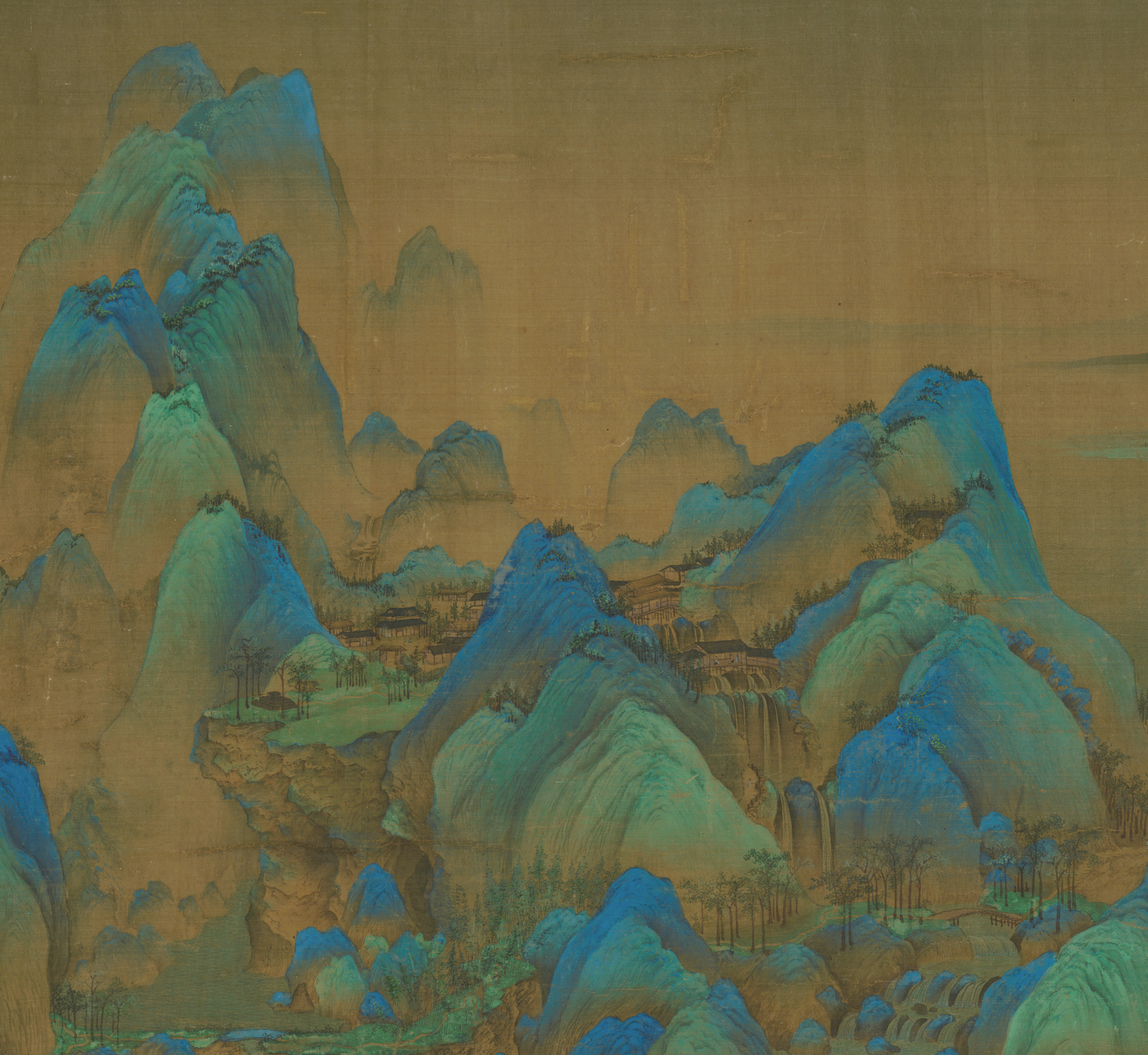 Wang Ximeng, A Thousand Li of Rivers and Mountains (Scroll Painting)